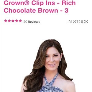 New Hidden Crown chocolate brown hair extensions